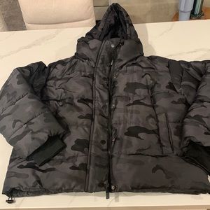 Soulcycle camo puffer